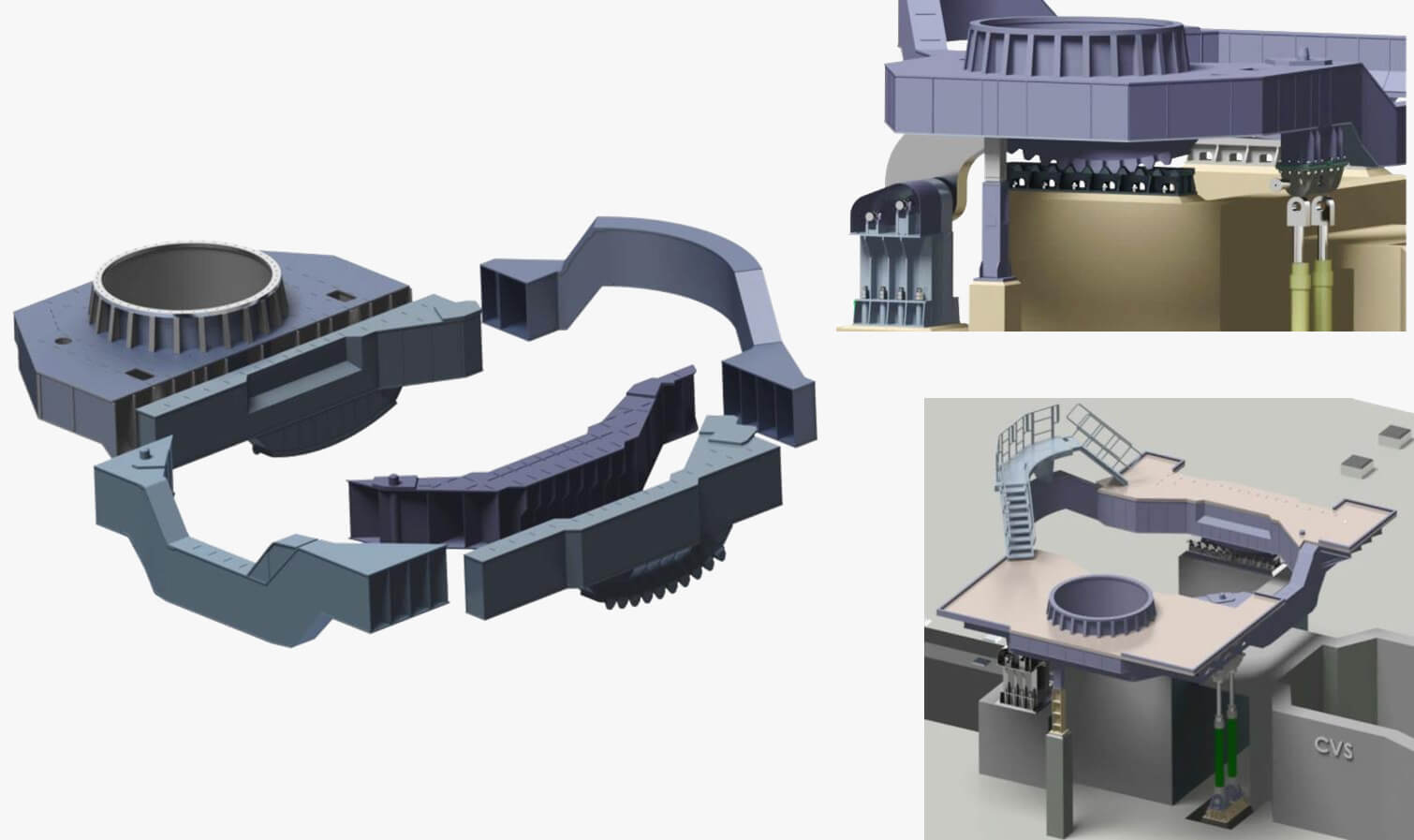 Furnace platform and mechanical systems